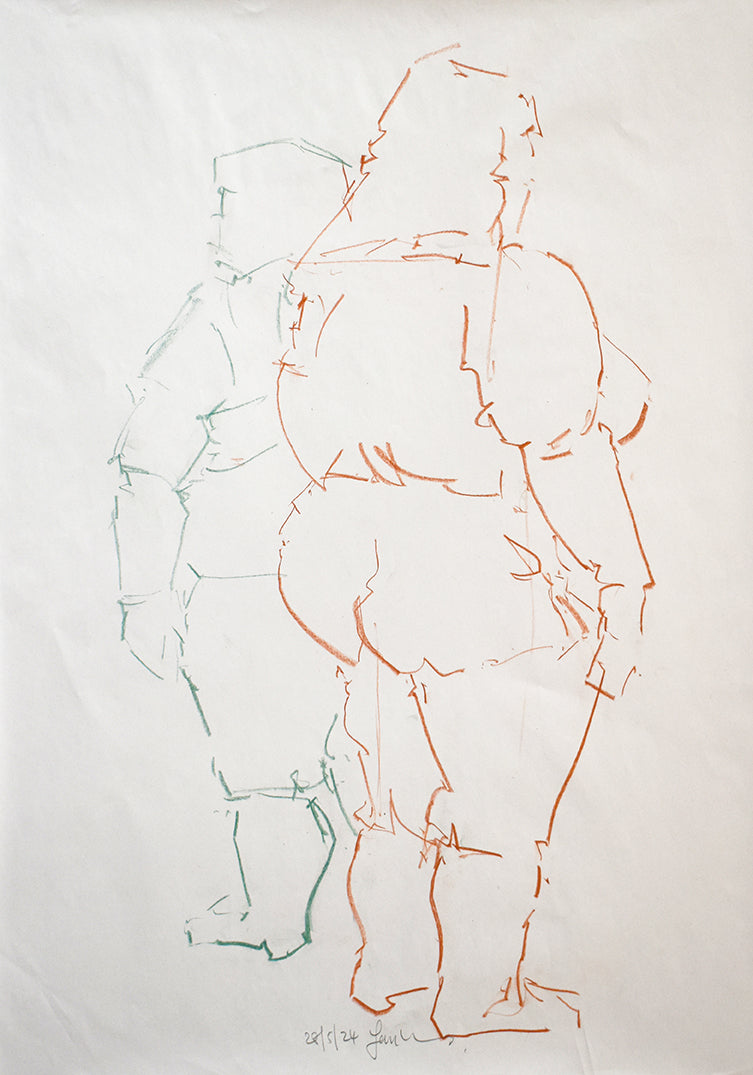 Female Nude Drawing No 648