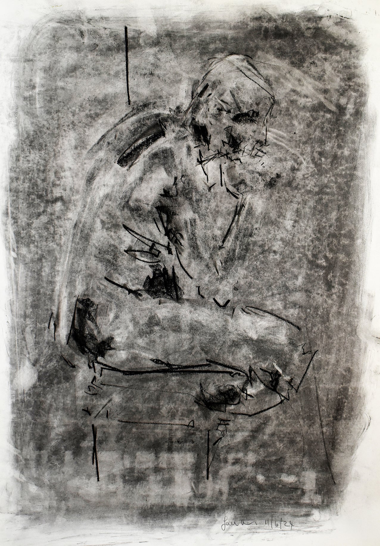 Male Nude Study - No 654