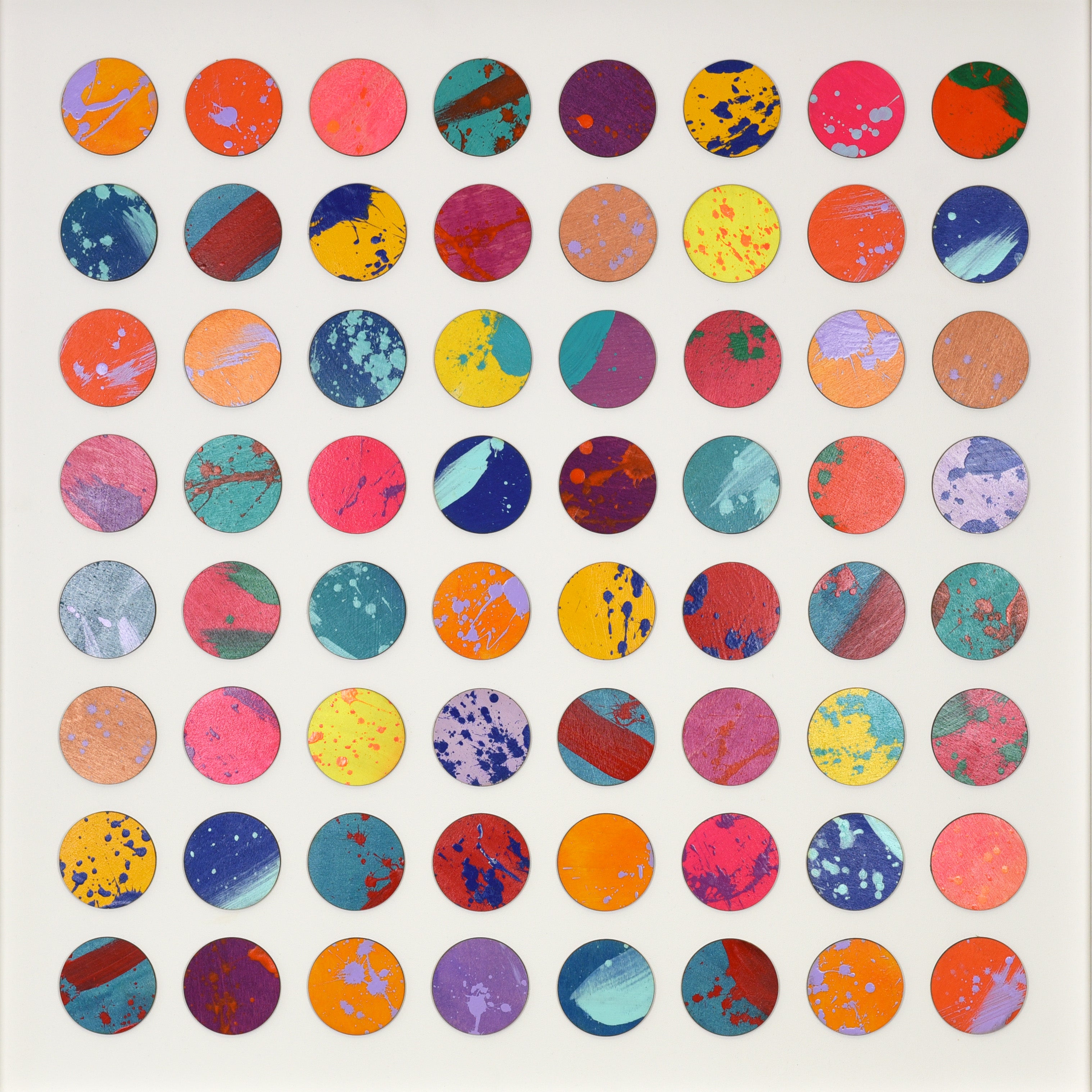 Splash dots Abstract Painting