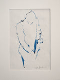 STUDY OF A FEMALE NUDE - LIFE DRAWING NO 604
