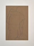STUDY OF A MALE NUDE - LIFE DRAWING NO 606