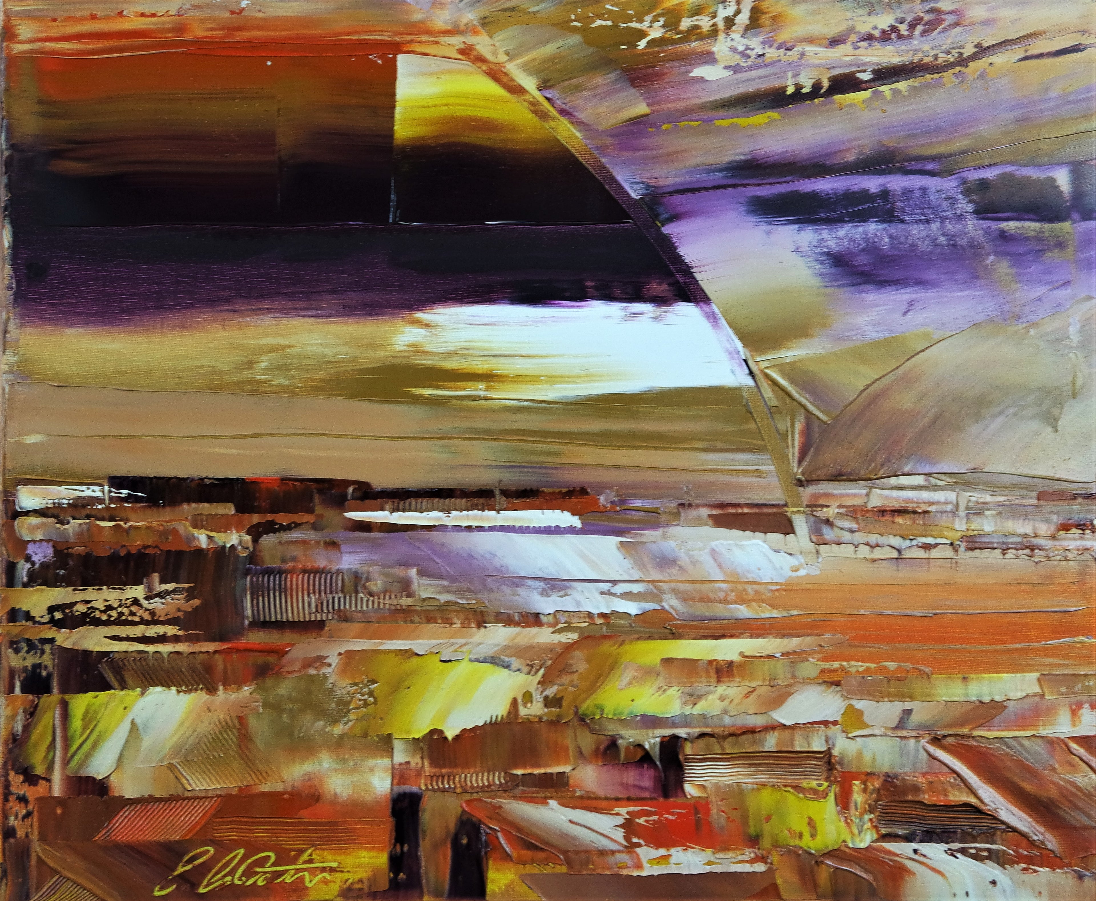 Abstract Rainbow landscape 971