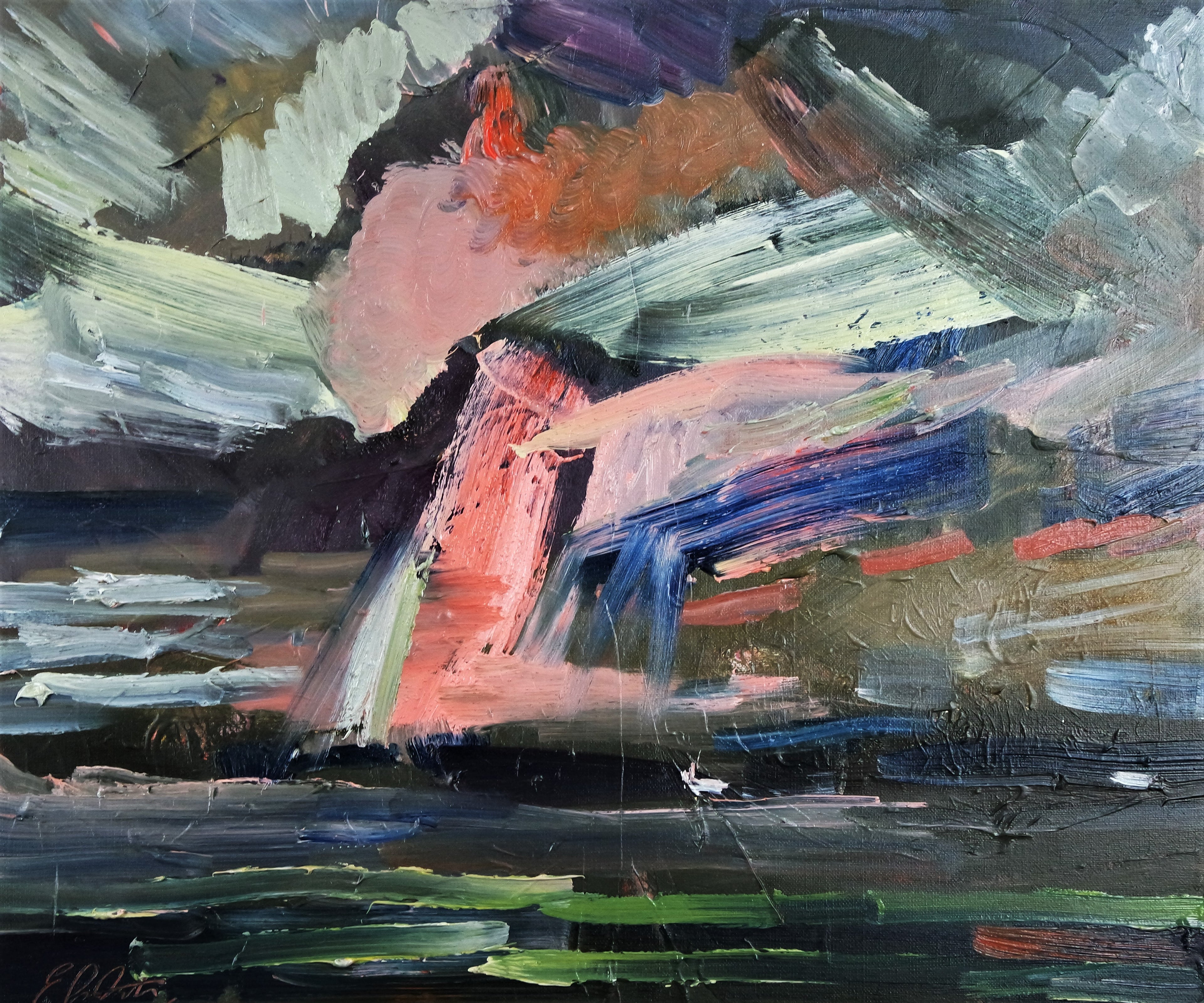 Abstract Rainbow landscape 978