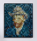 Wood Art "Self-portrait of Vincent van Gogh"