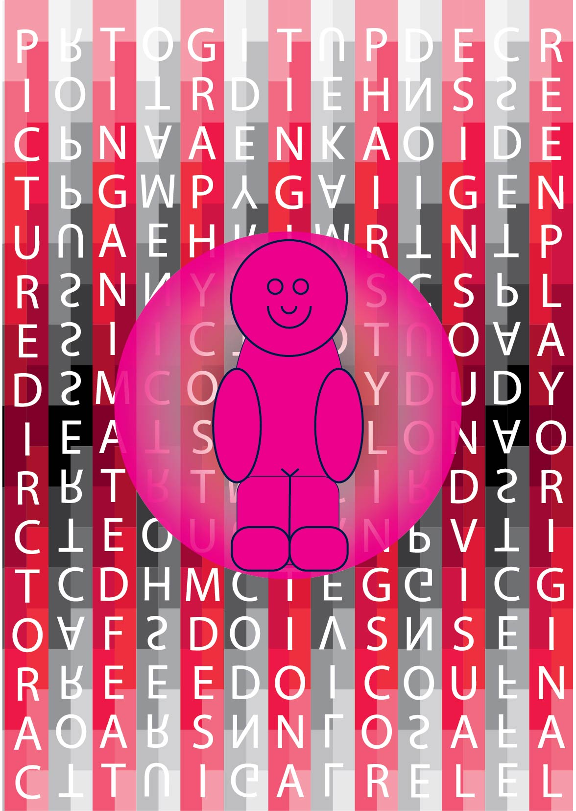 Oscar the Teddy Bear in Pink and Black