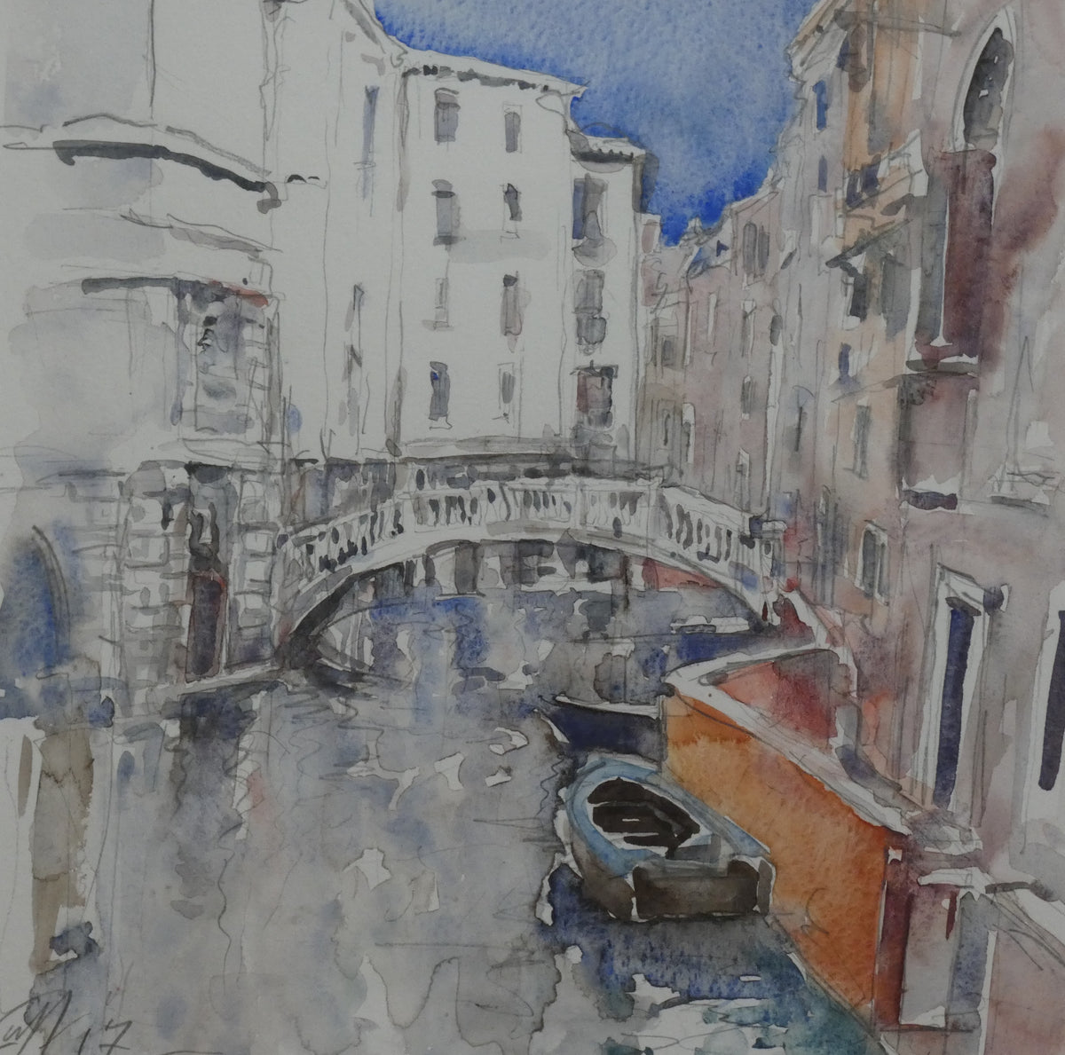 A canal in Venice