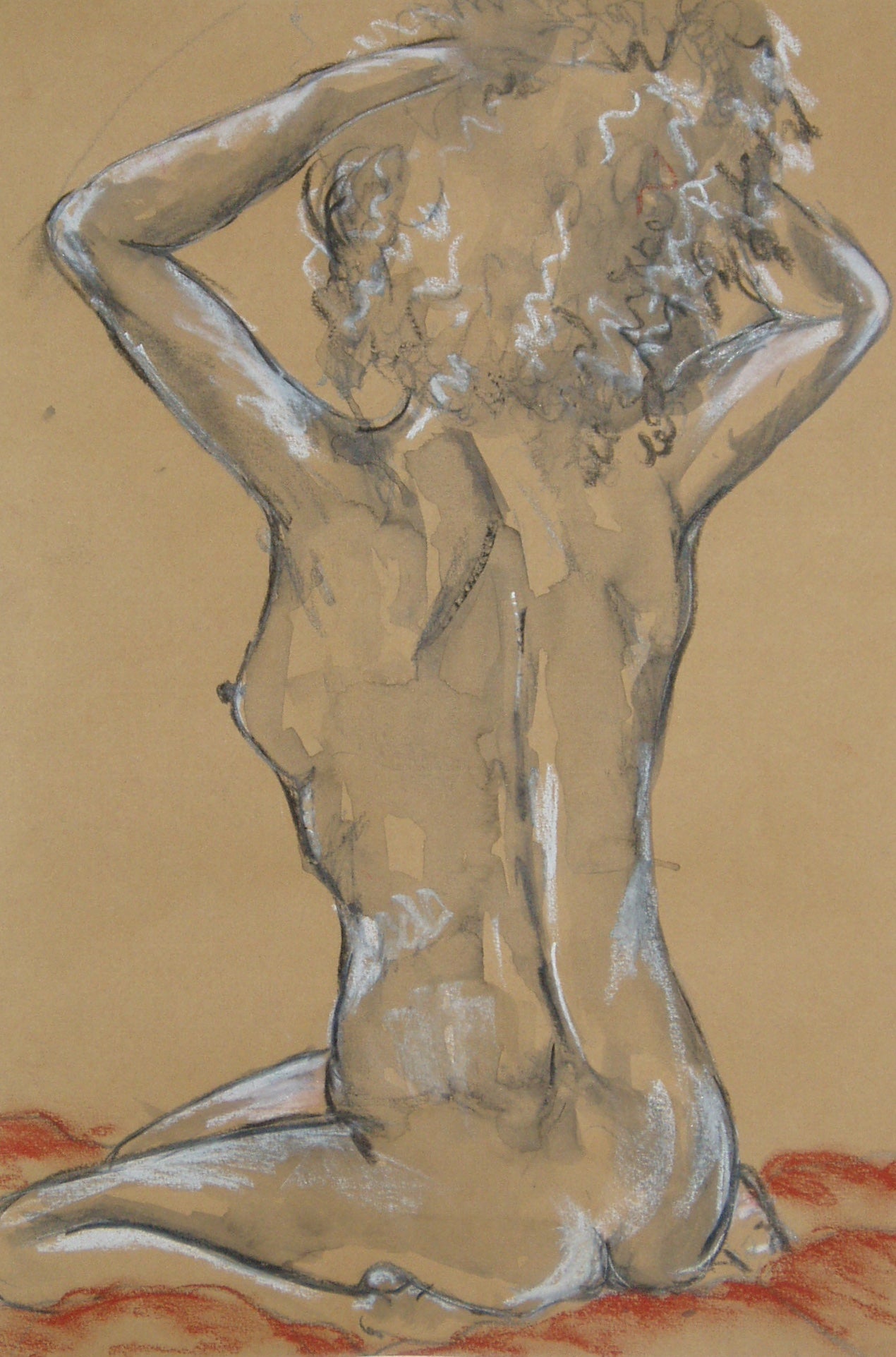 Curly Haired nude