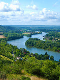 Summertime Vista of the River Seine in Normandy