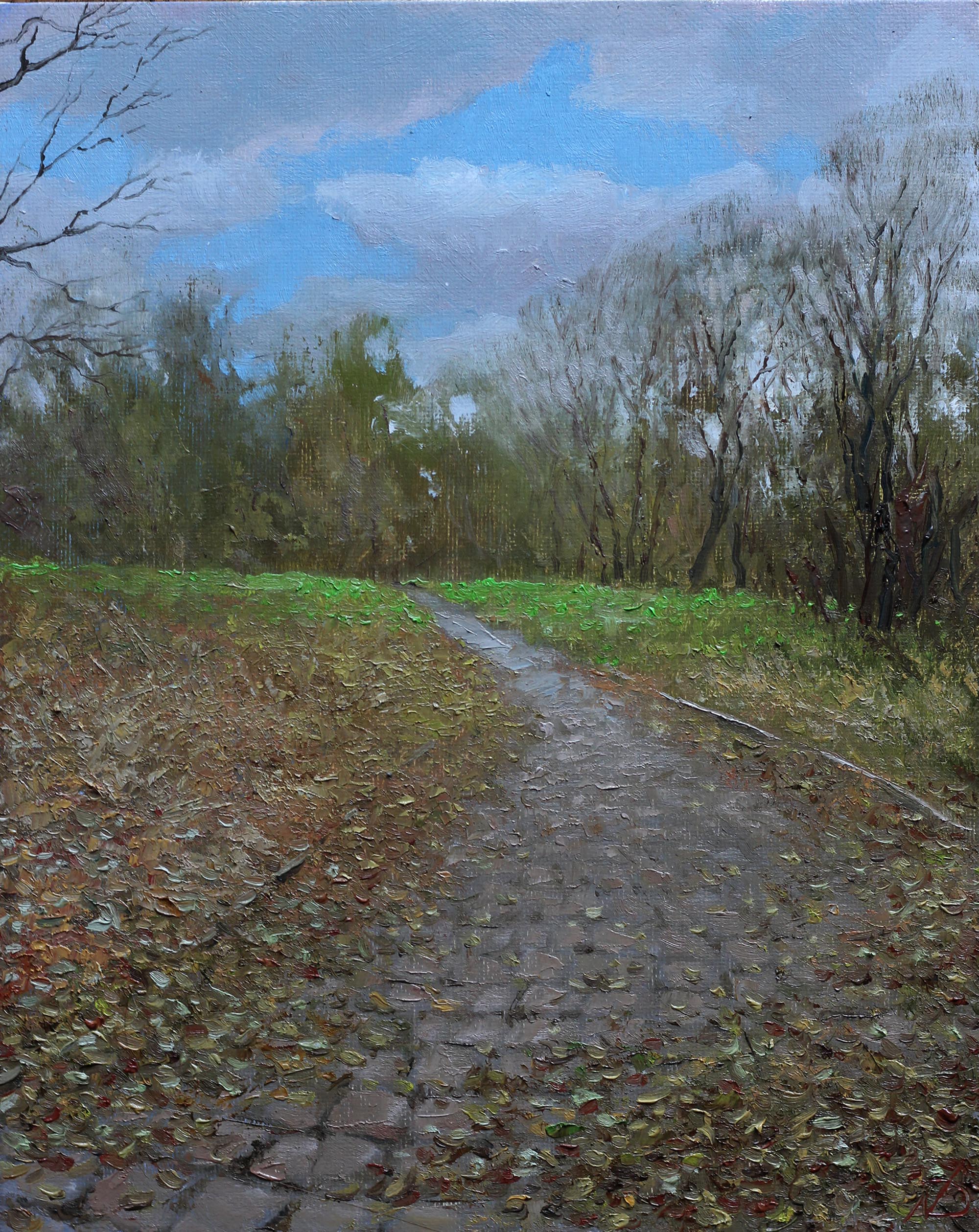 Autumn Park Cityscape