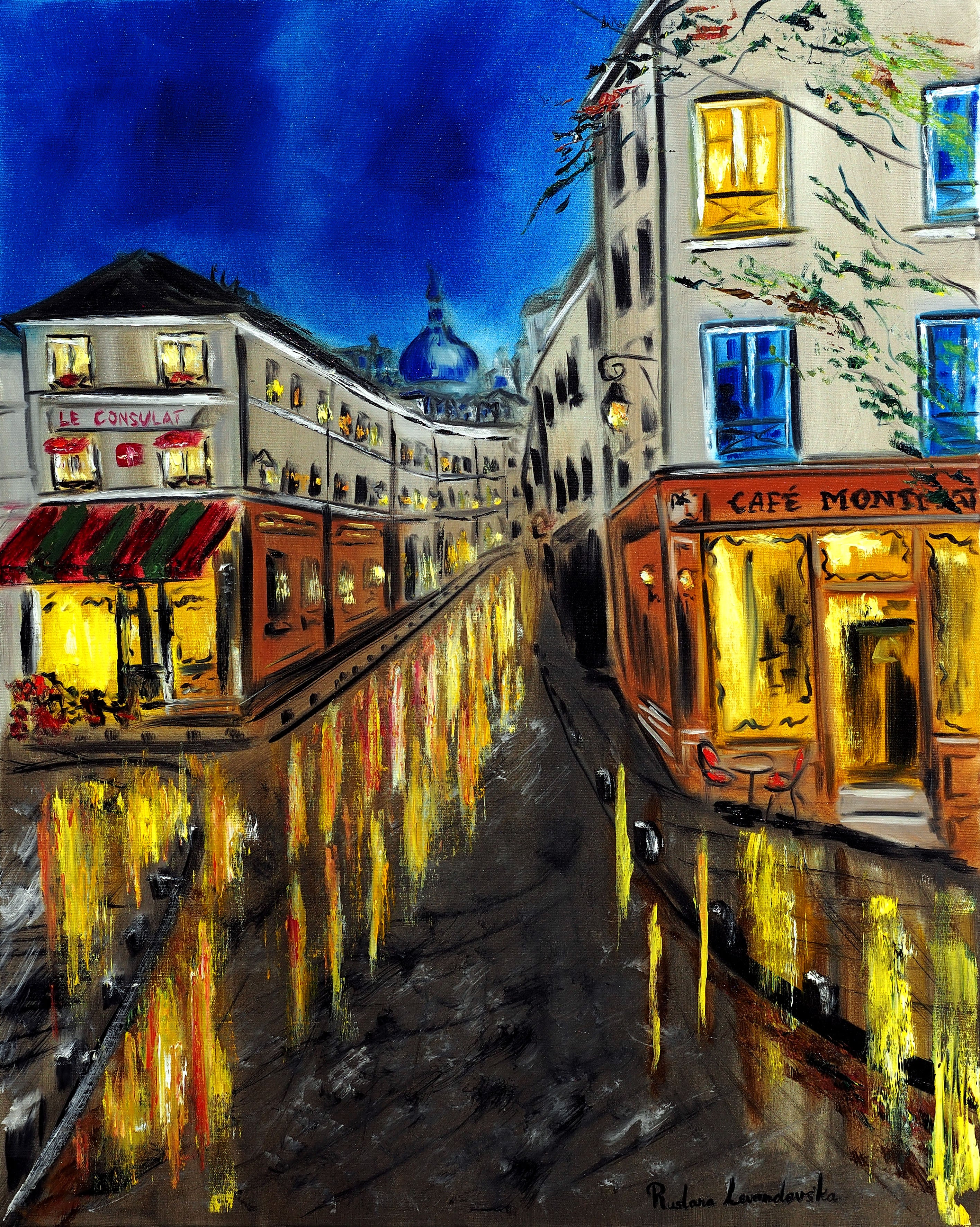 Night at Montmartre, Paris