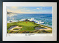 Pebble Beach – Hole 7 – Limited Edition Giclée Framed Print
