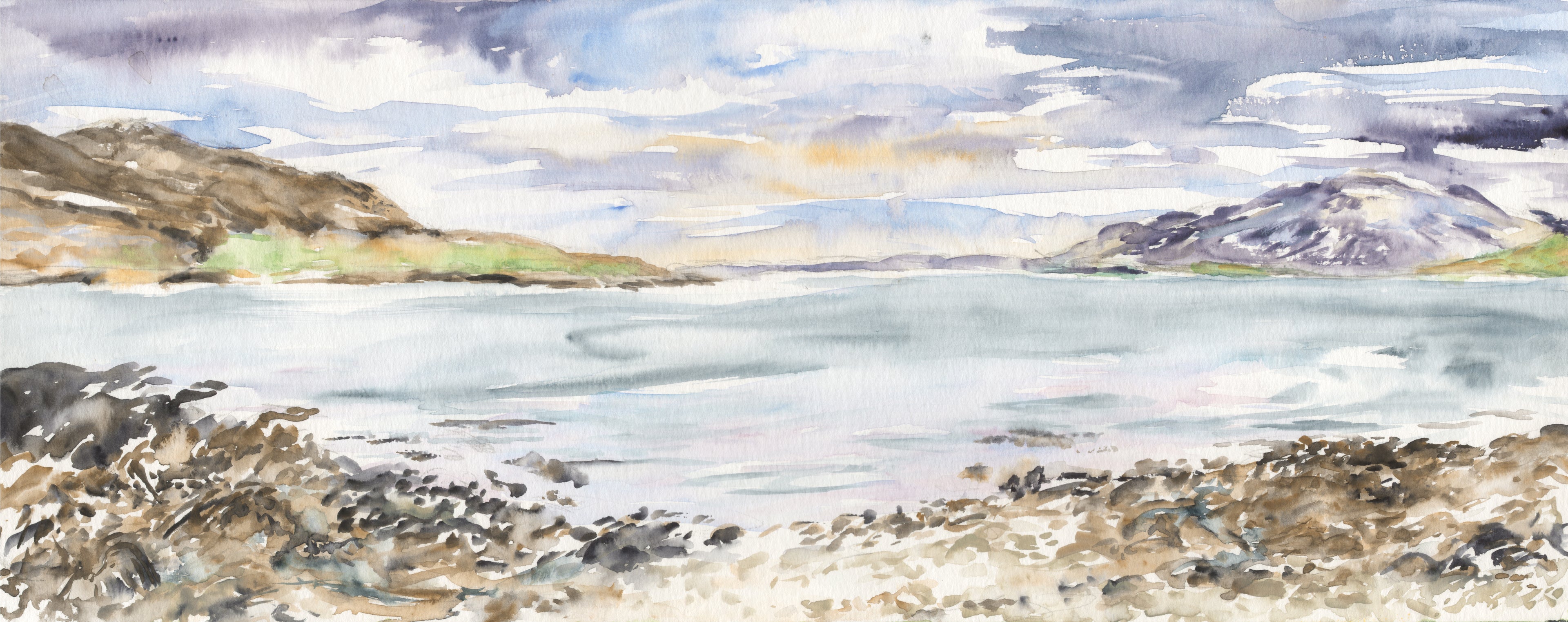 Huishinish Beach with Pebbles, Isle of Lewis