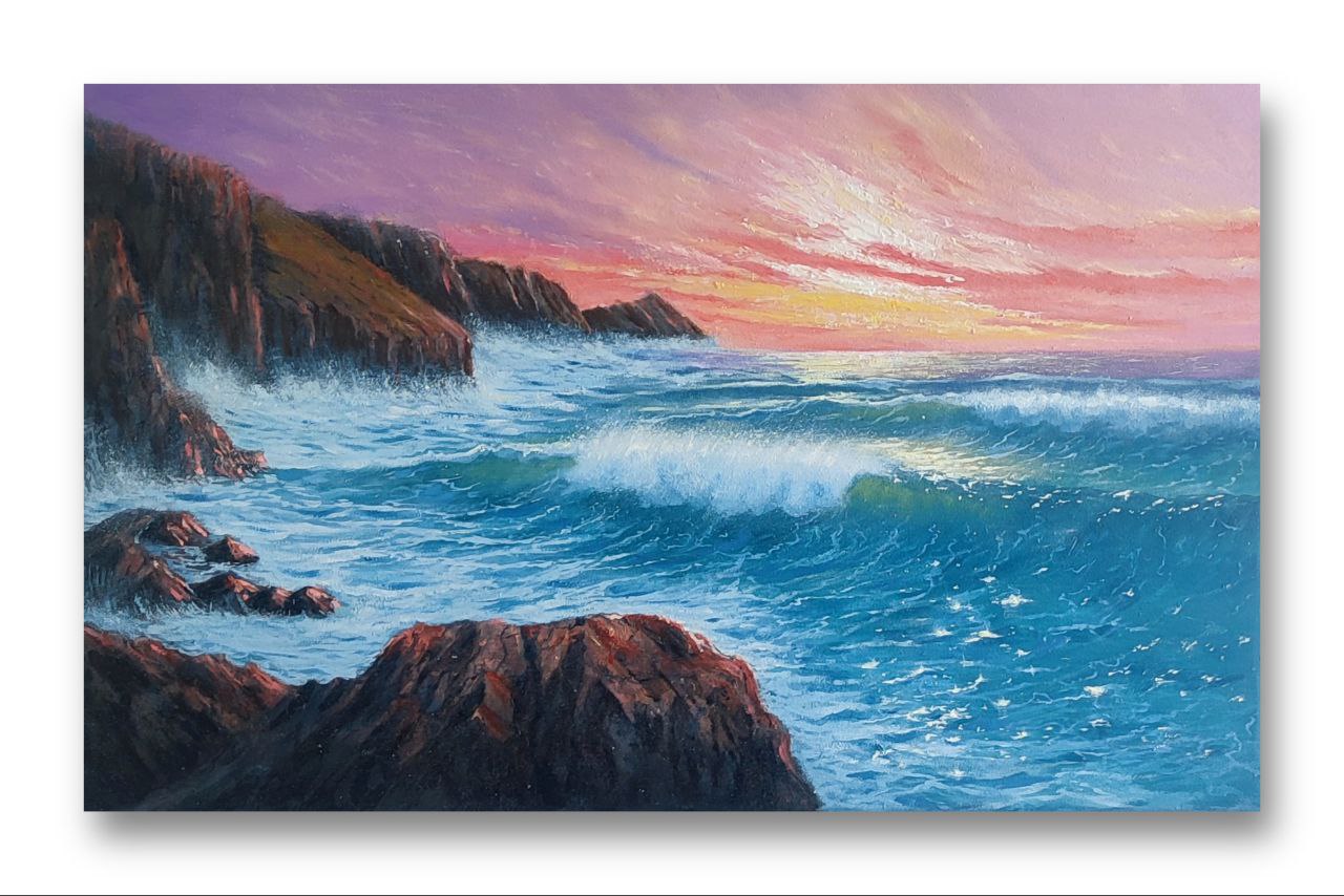 evening on the shore