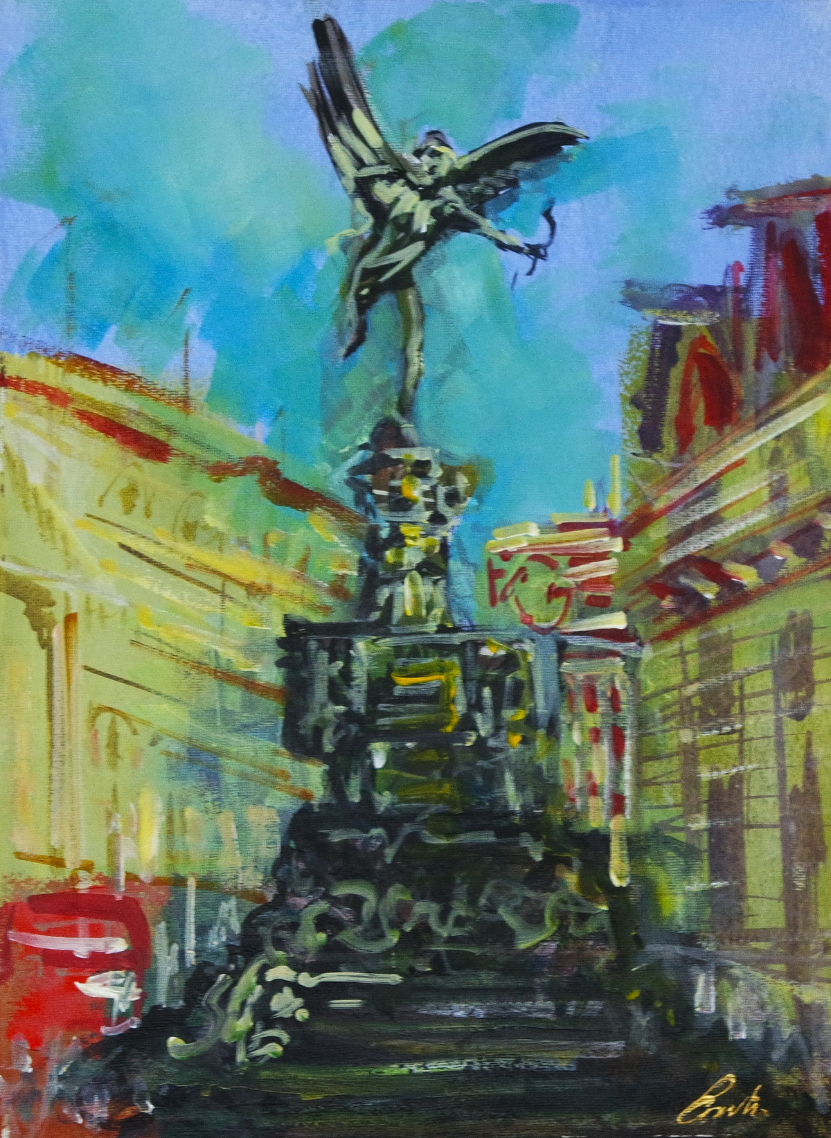Piccadilly Eros Fountain London 351