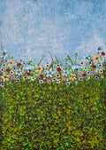 Life is a field of flowers full of colours
