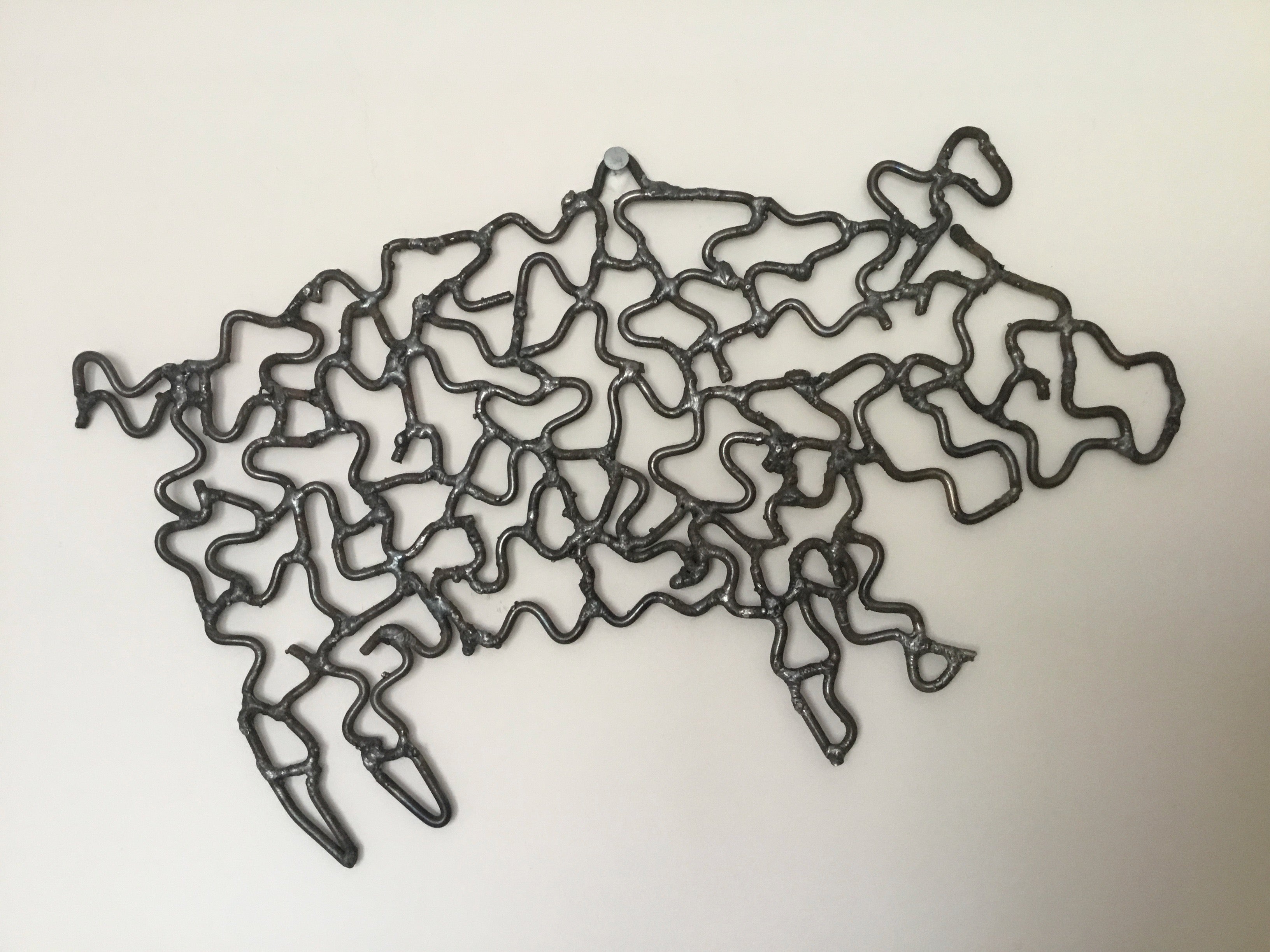 Pig Steel Wire Sculpture