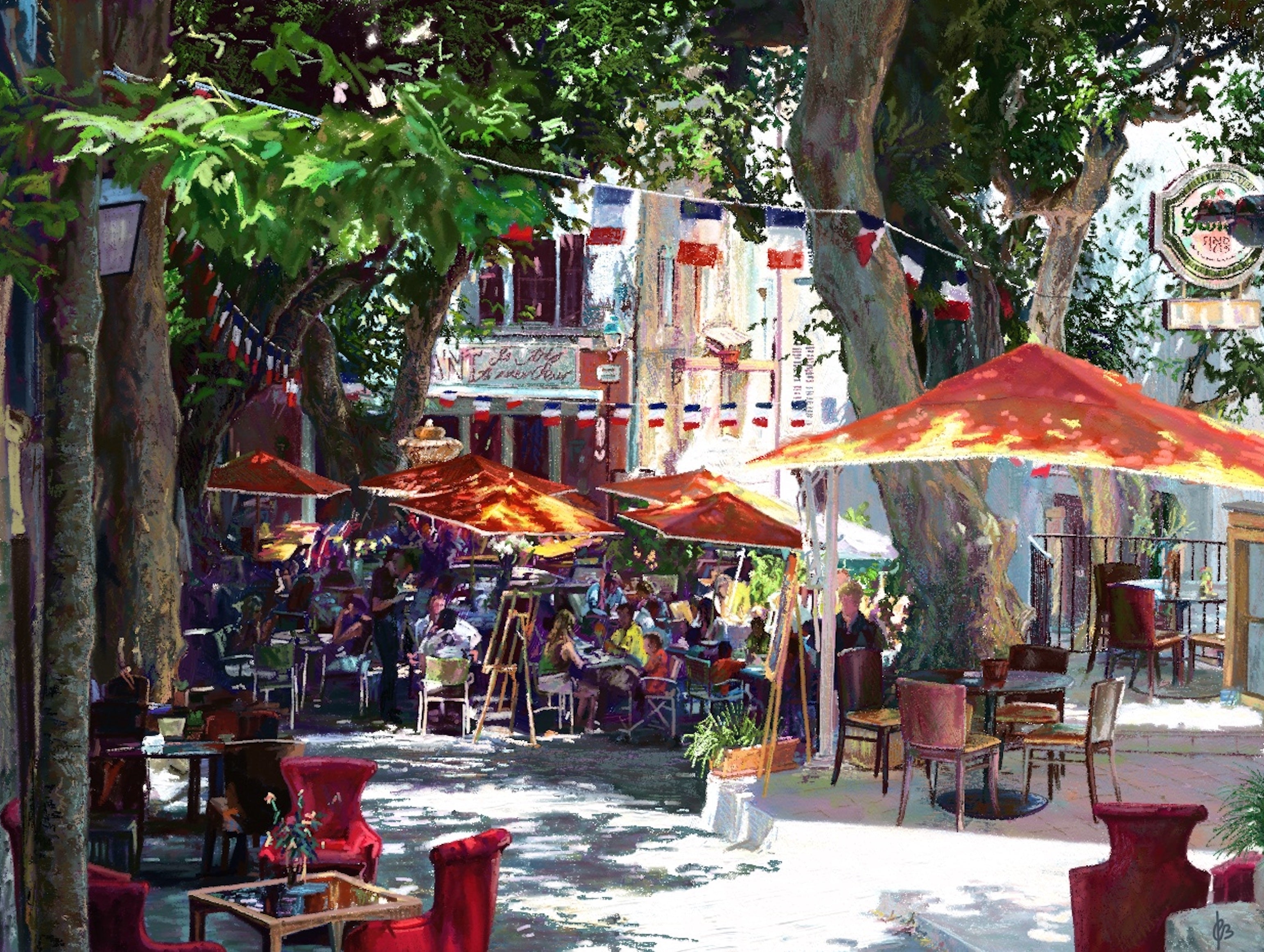 Place du Thouron Seillans