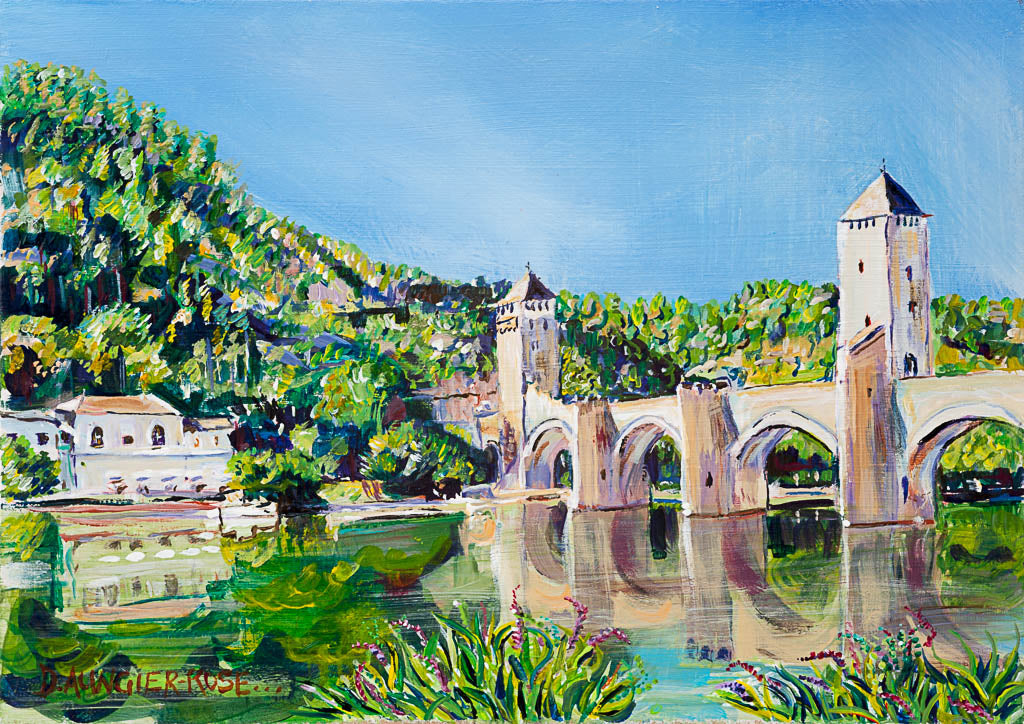 Pont Valentre Reflections, Cahors