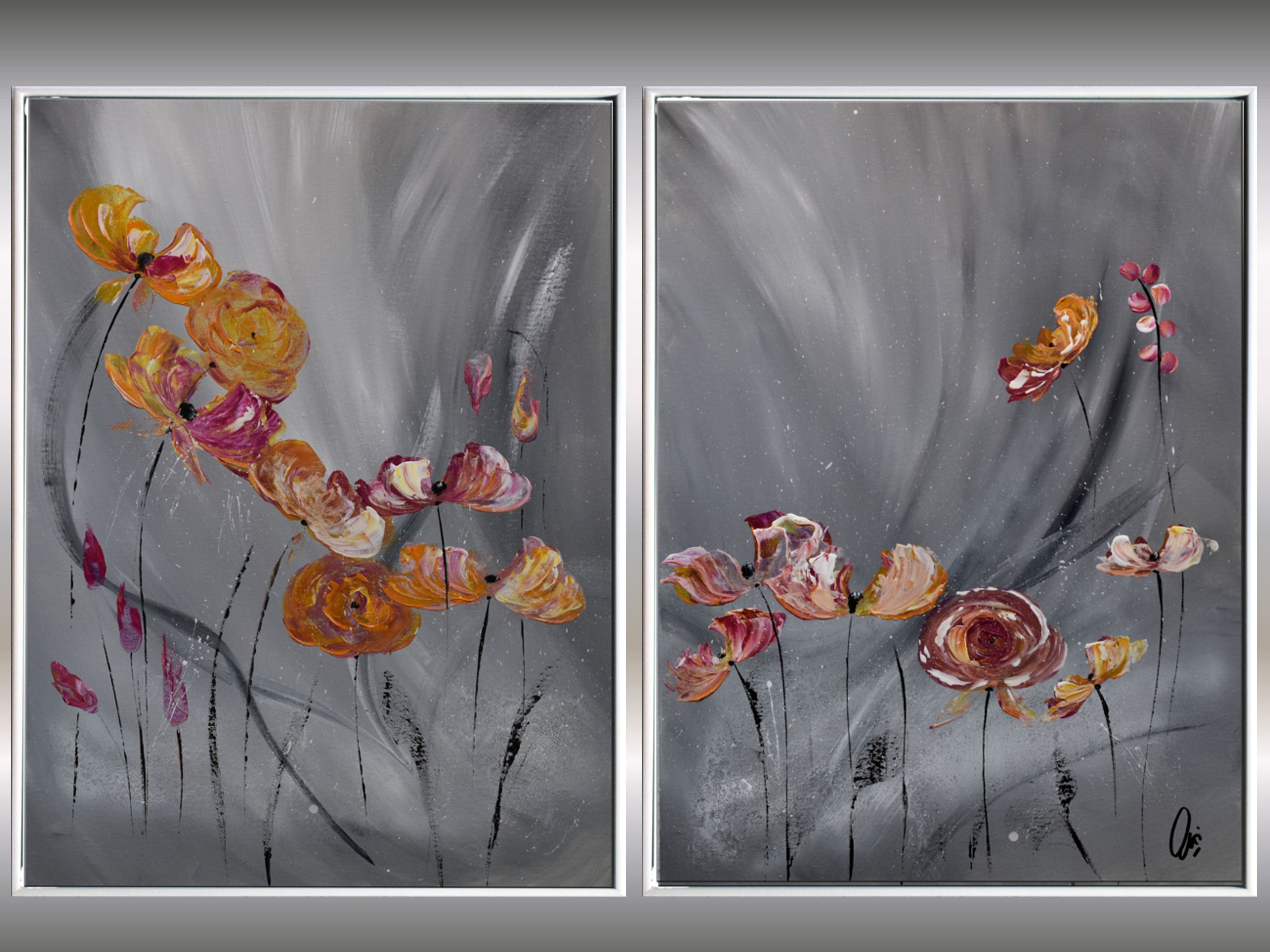 Tender Love - Abstract Art - Acrylic Painting - Canvas Art - Framed Painting - Abstract Painting - Ready to Hang