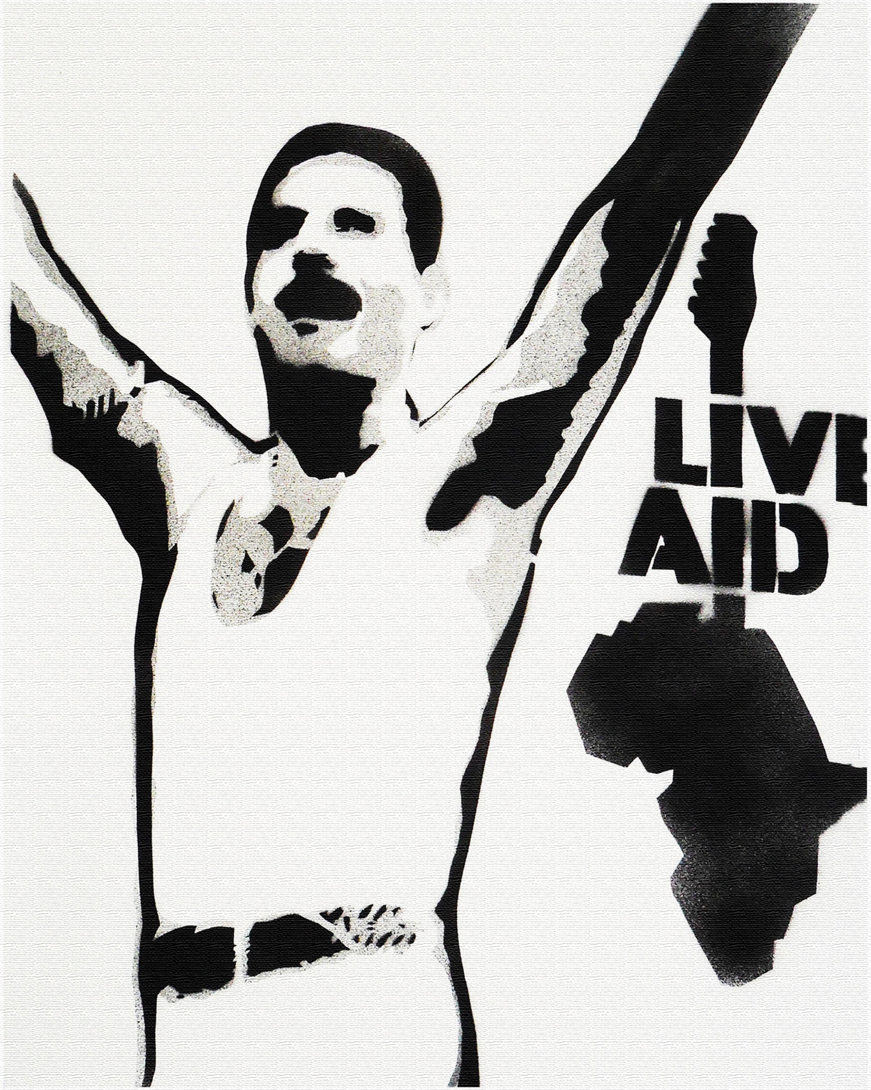 Popiconic moment 2 Live Aid.