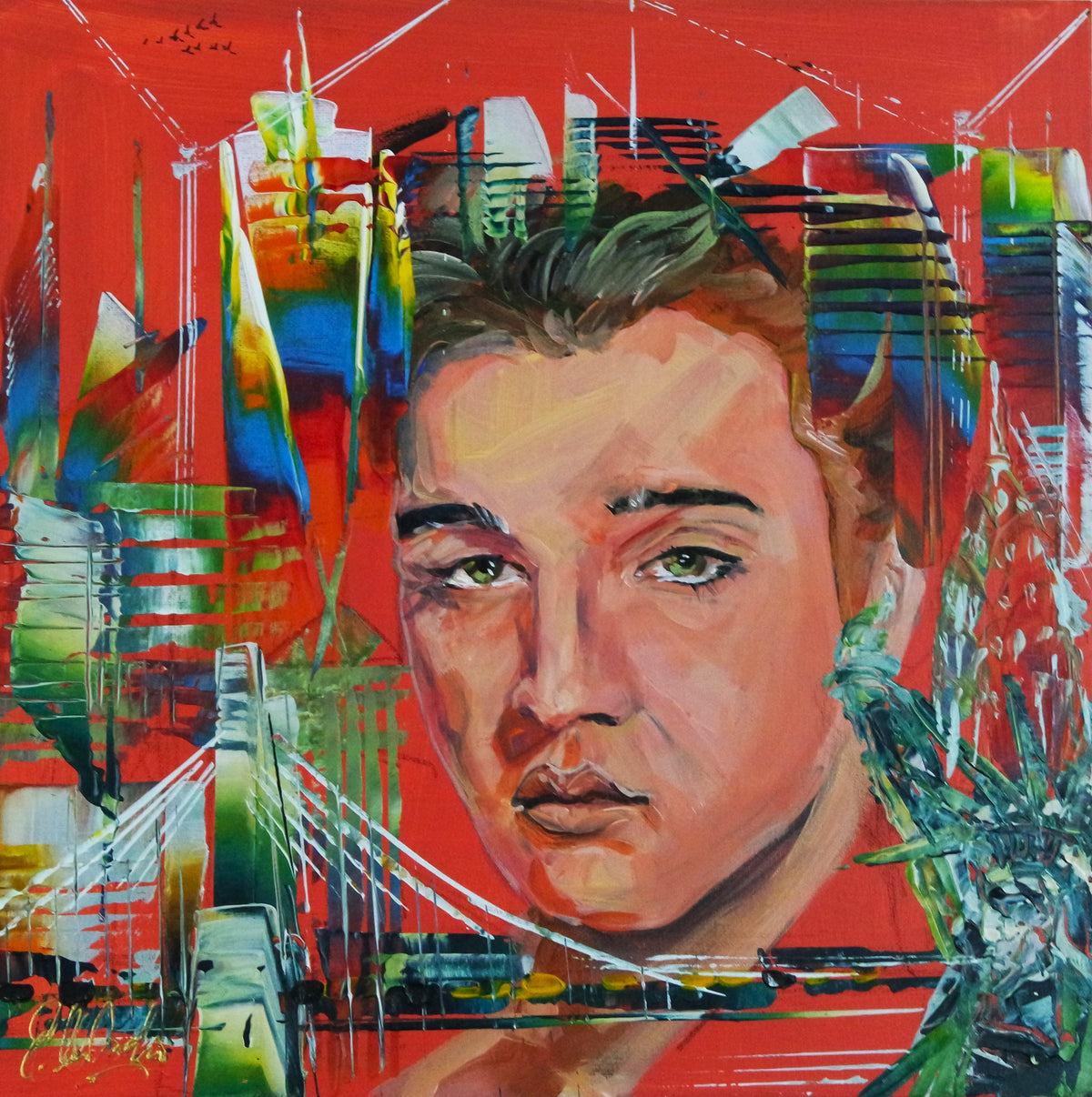 Portrait Elvis New York City 576