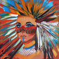 Portrait Punk Queen Warpaint 615