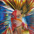 Portrait Punk War Flower 611