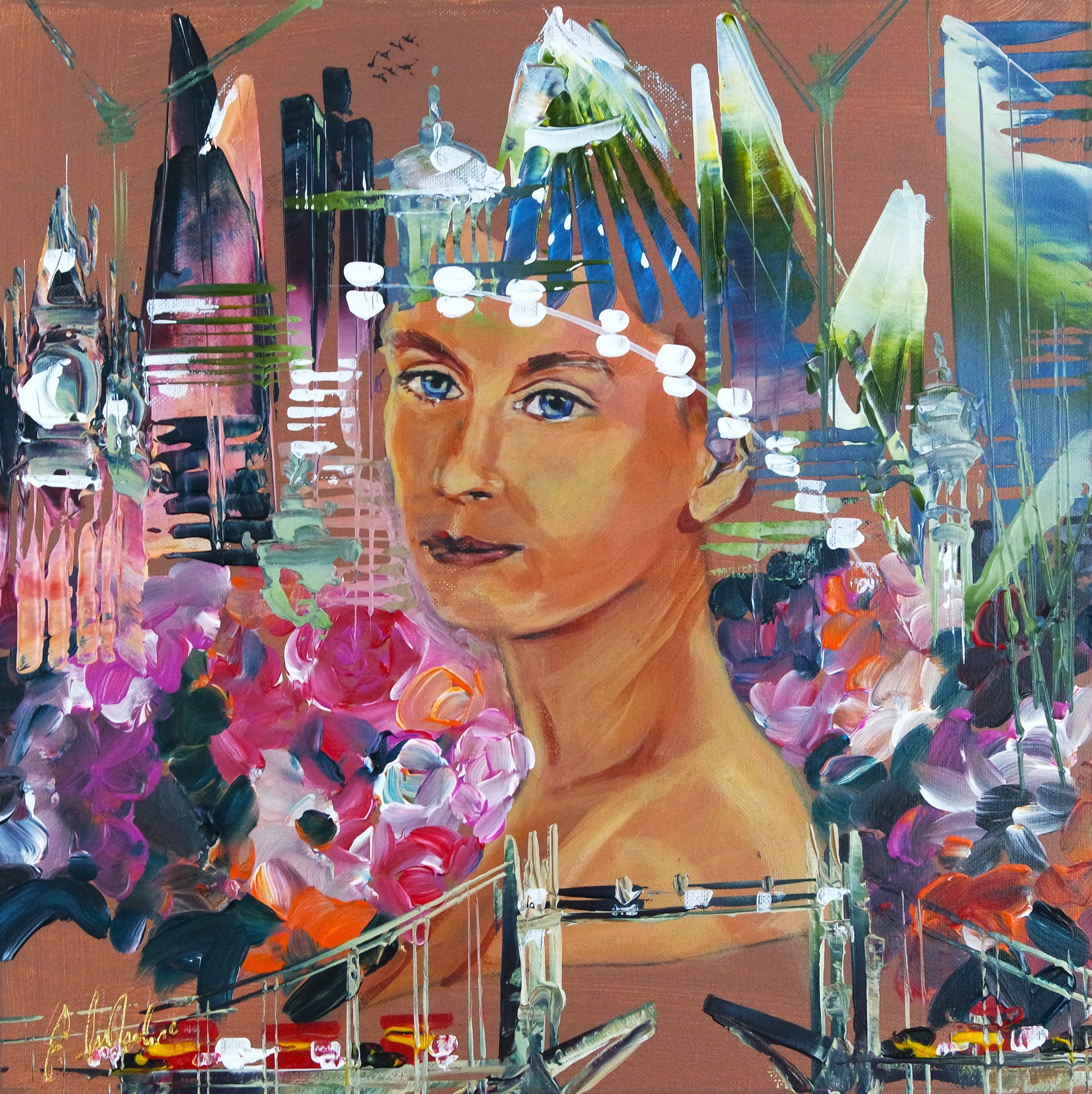 SOLD Portrait Queen City London 571