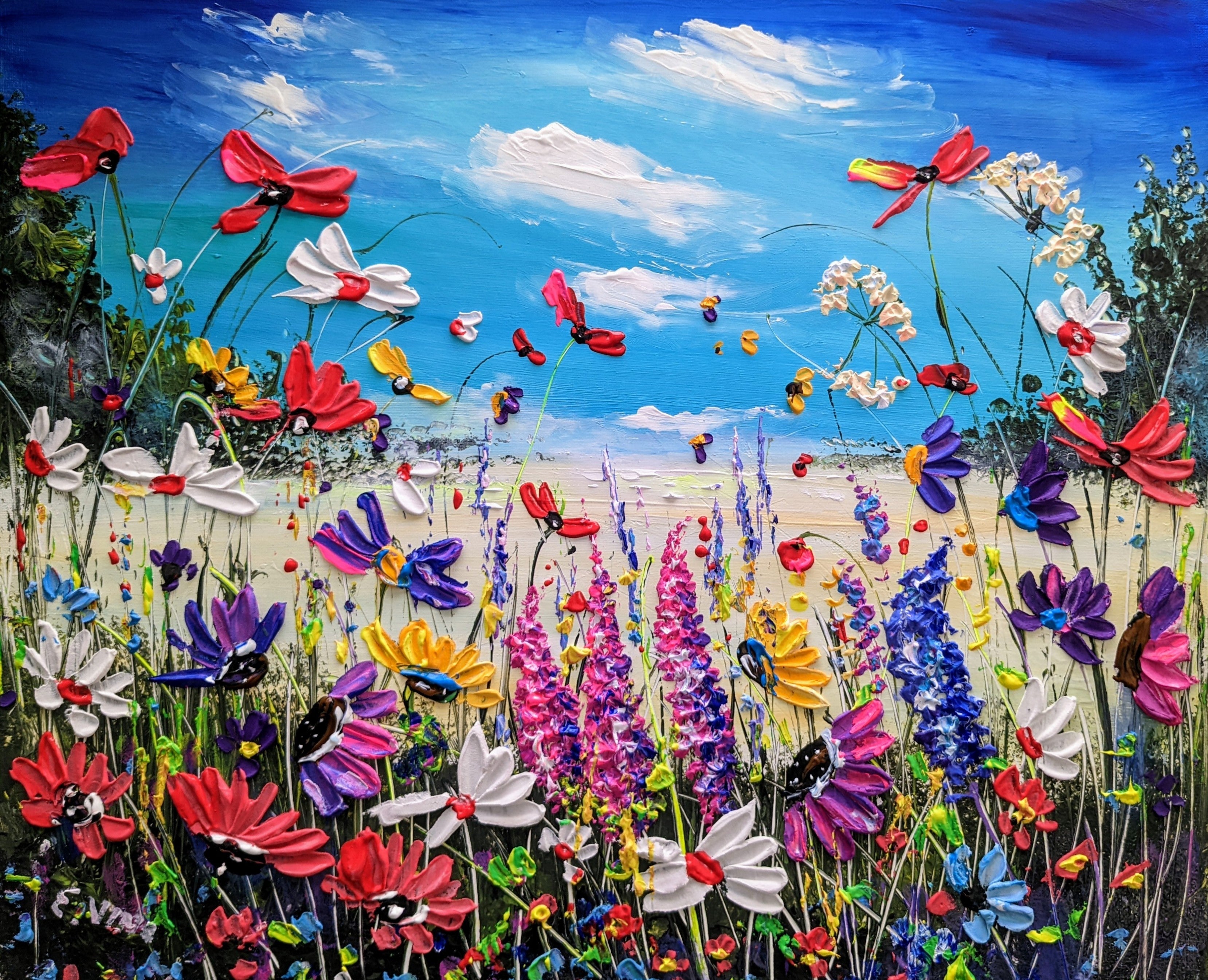 Wild flower meadow