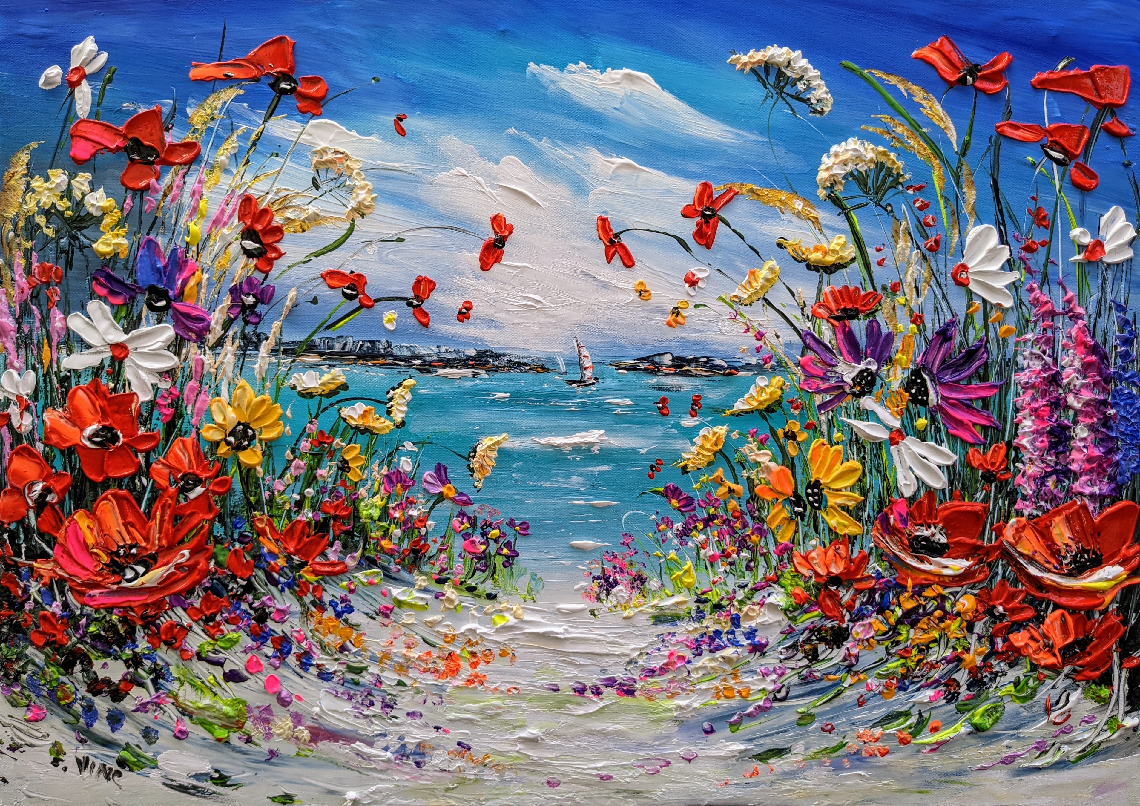 Blooming flowers