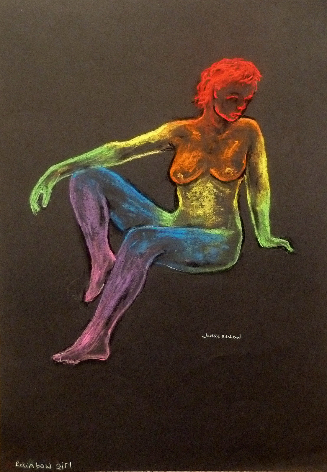 Rainbow girl