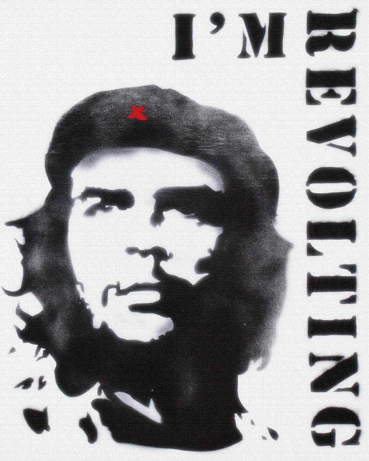 Revolting (on canvas).