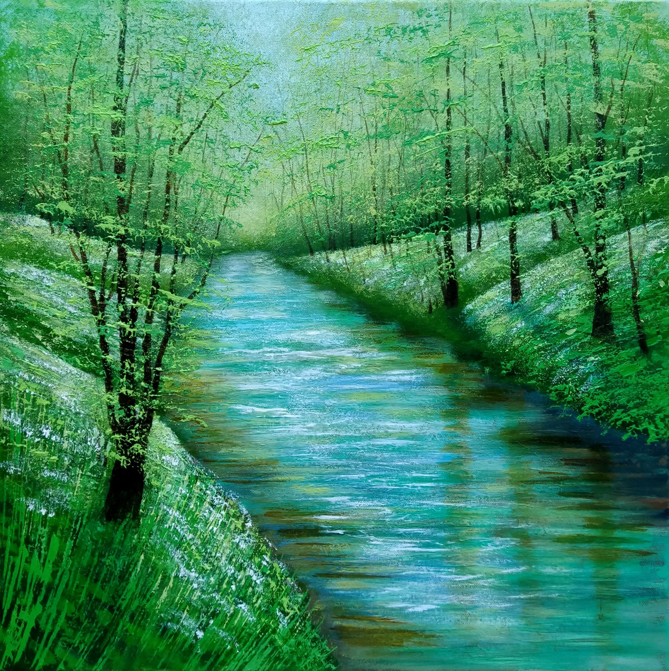 River Reflections, Shadows and Light