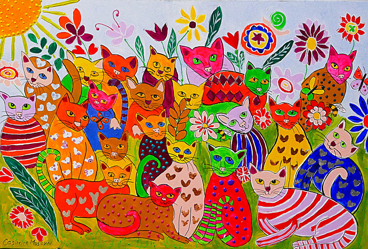 Colourful Cat Heaven
