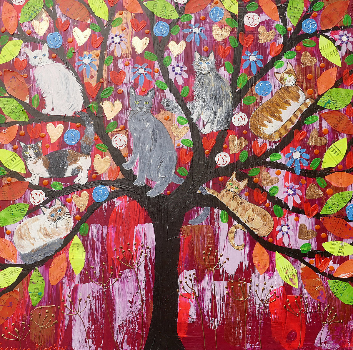 Quirky Cats on a Tree of LIfe