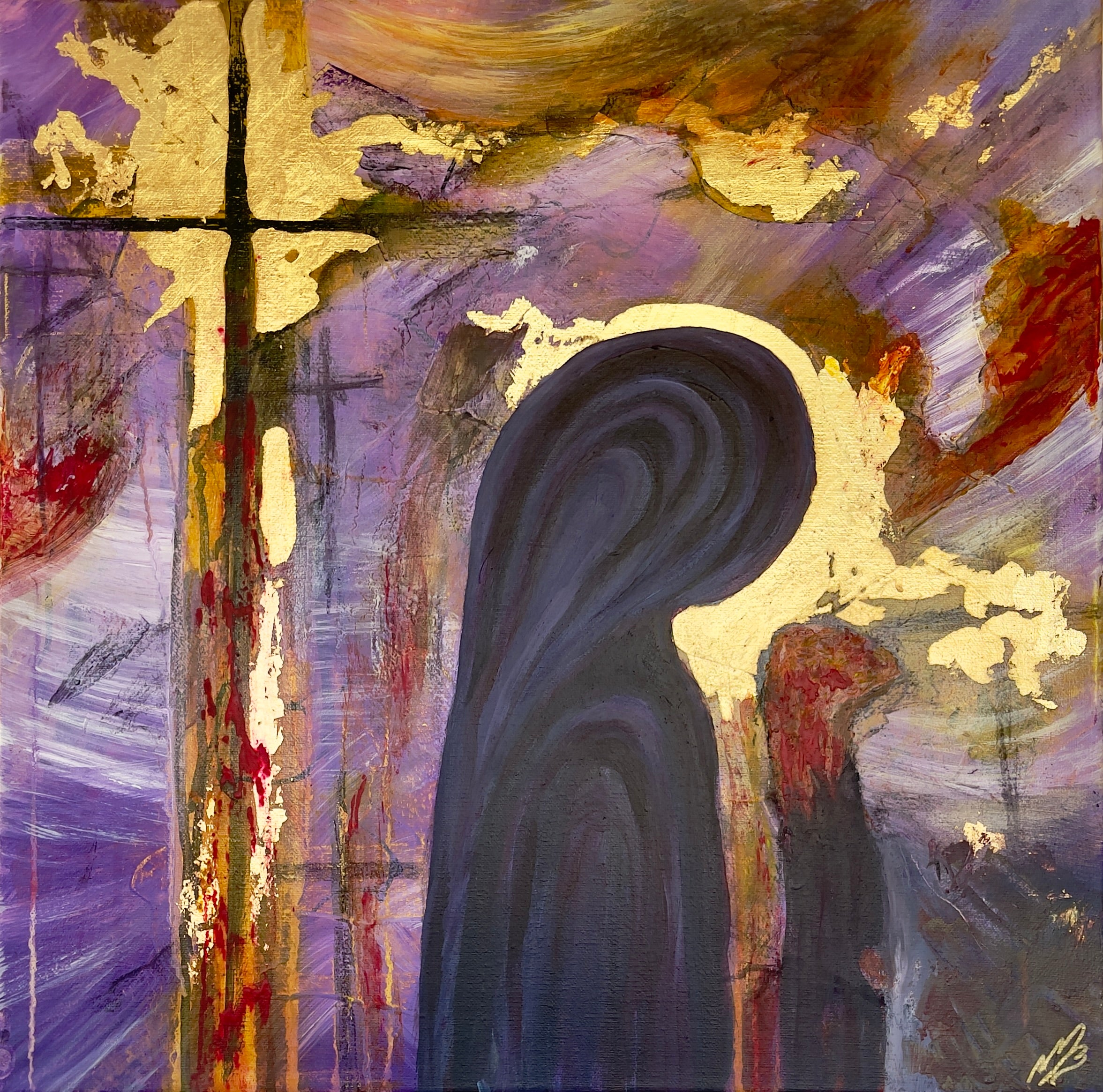Sacrifice.  Ltd Embellished Print.