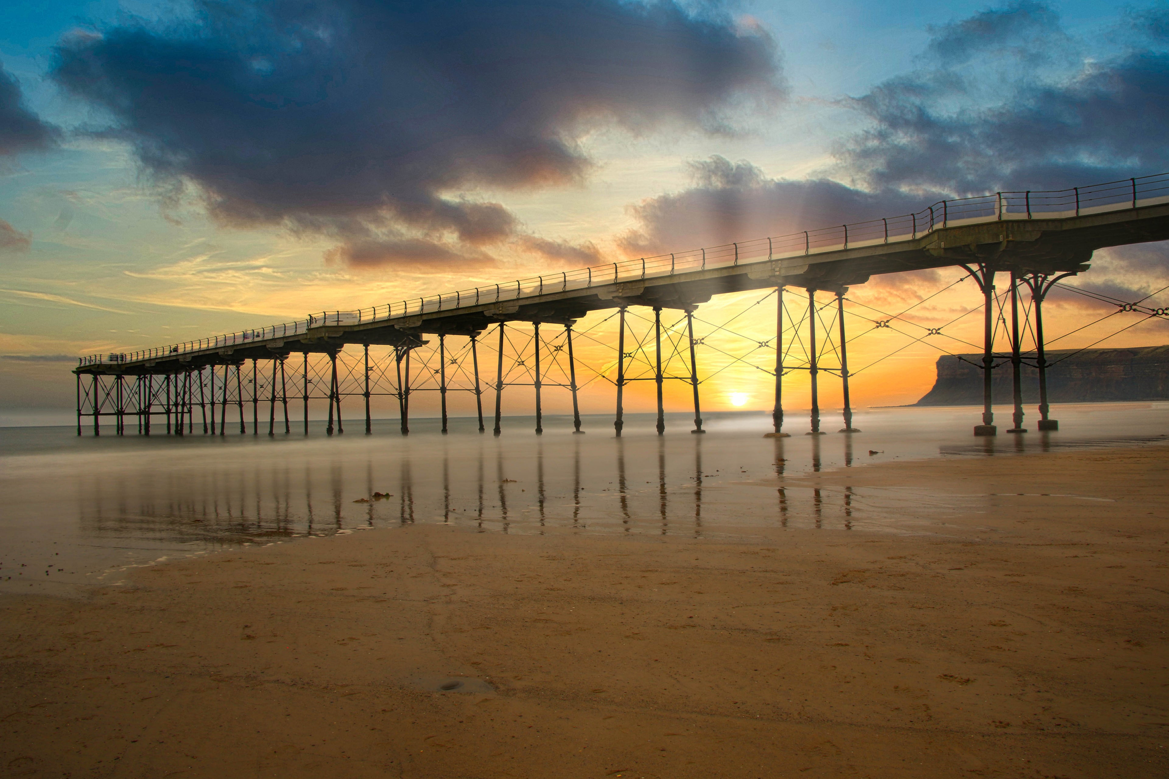 Saltburn Pier at Sunrise