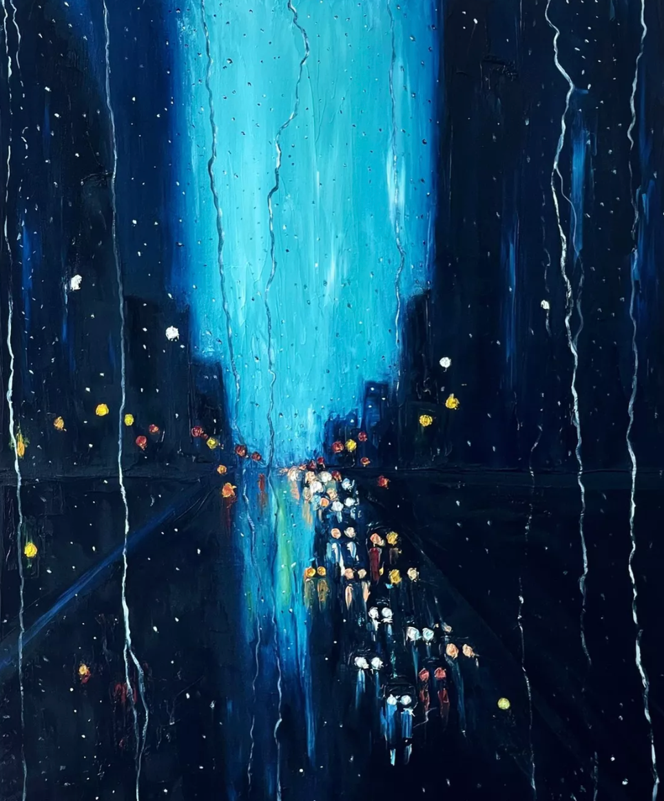 During the rain