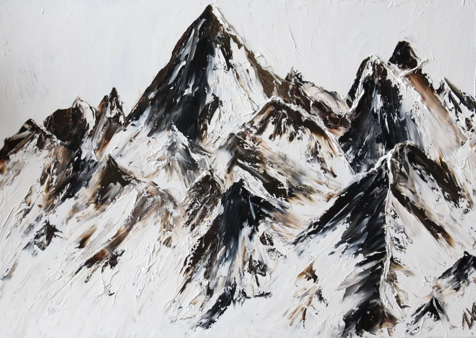 Winter mountains