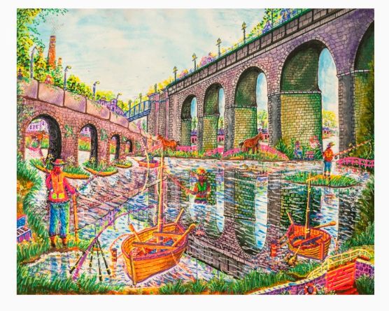 Randalstown Viaduct, Fishing River Maine Co Antrim Northern Ireland