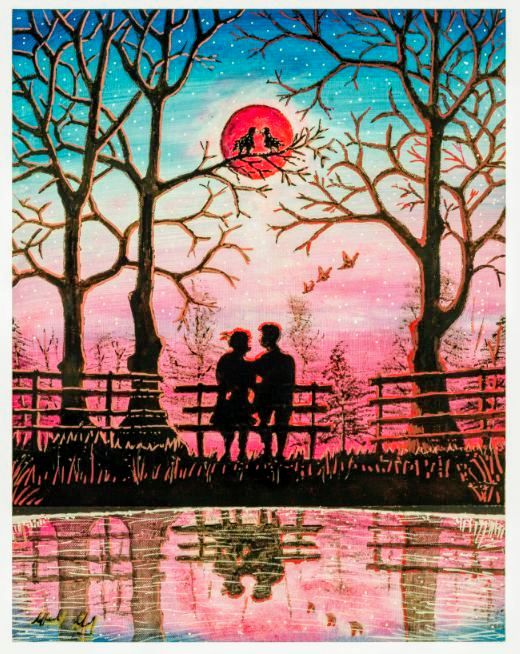 Love Birds at Dawn