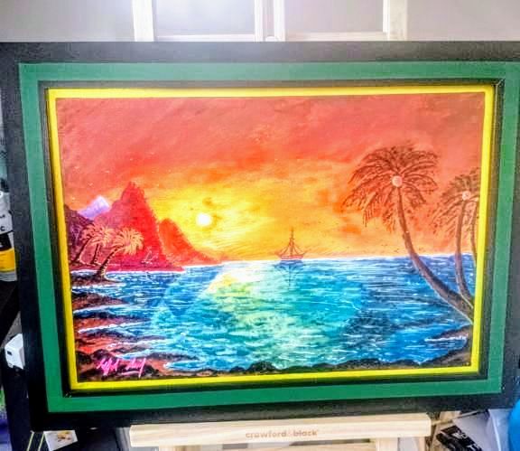St Lucian Sunset Beach