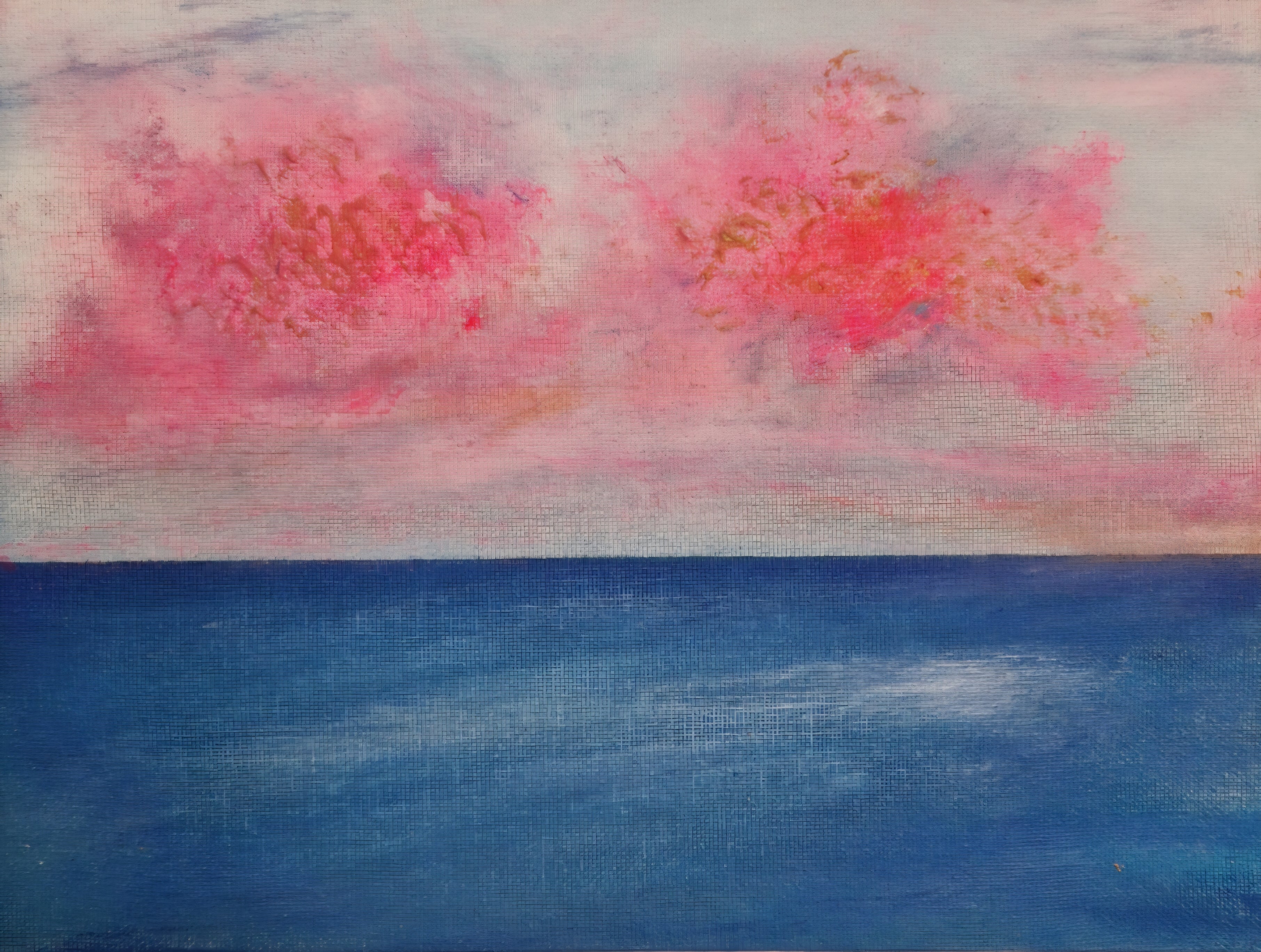 Where the sky learns the sea