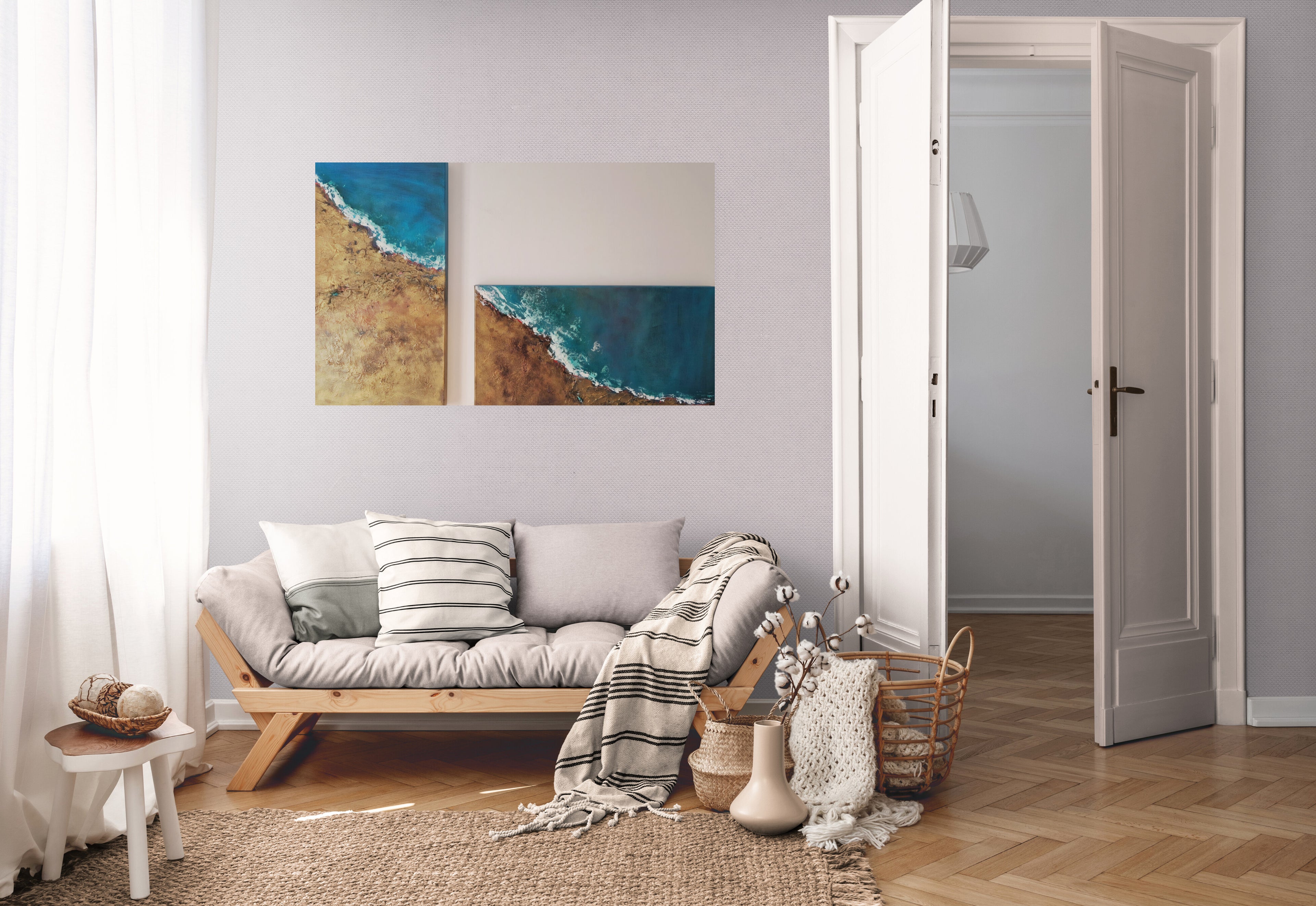 Sea Edge Diptych
