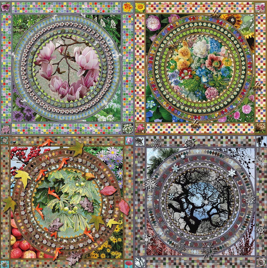 A set  of 4 seasons prints