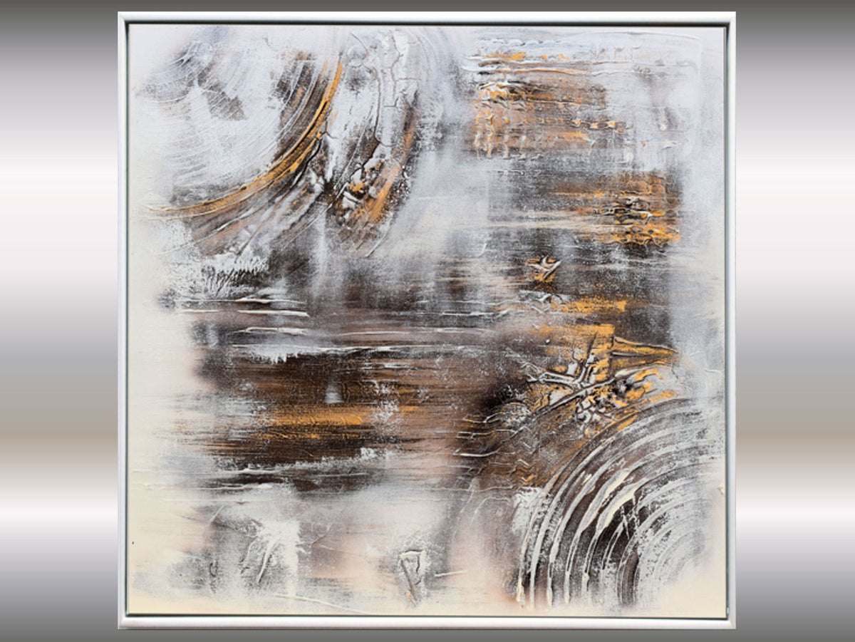 Fossil 2 - abstract art in frame