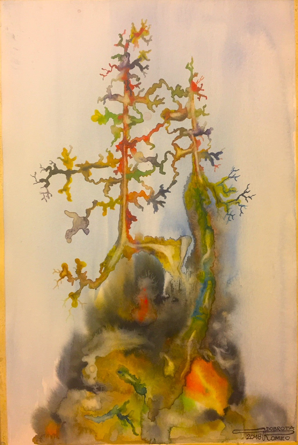 The Sol-Air 1, 12x18 inch, Watercolors on cold press paper SKU 4048