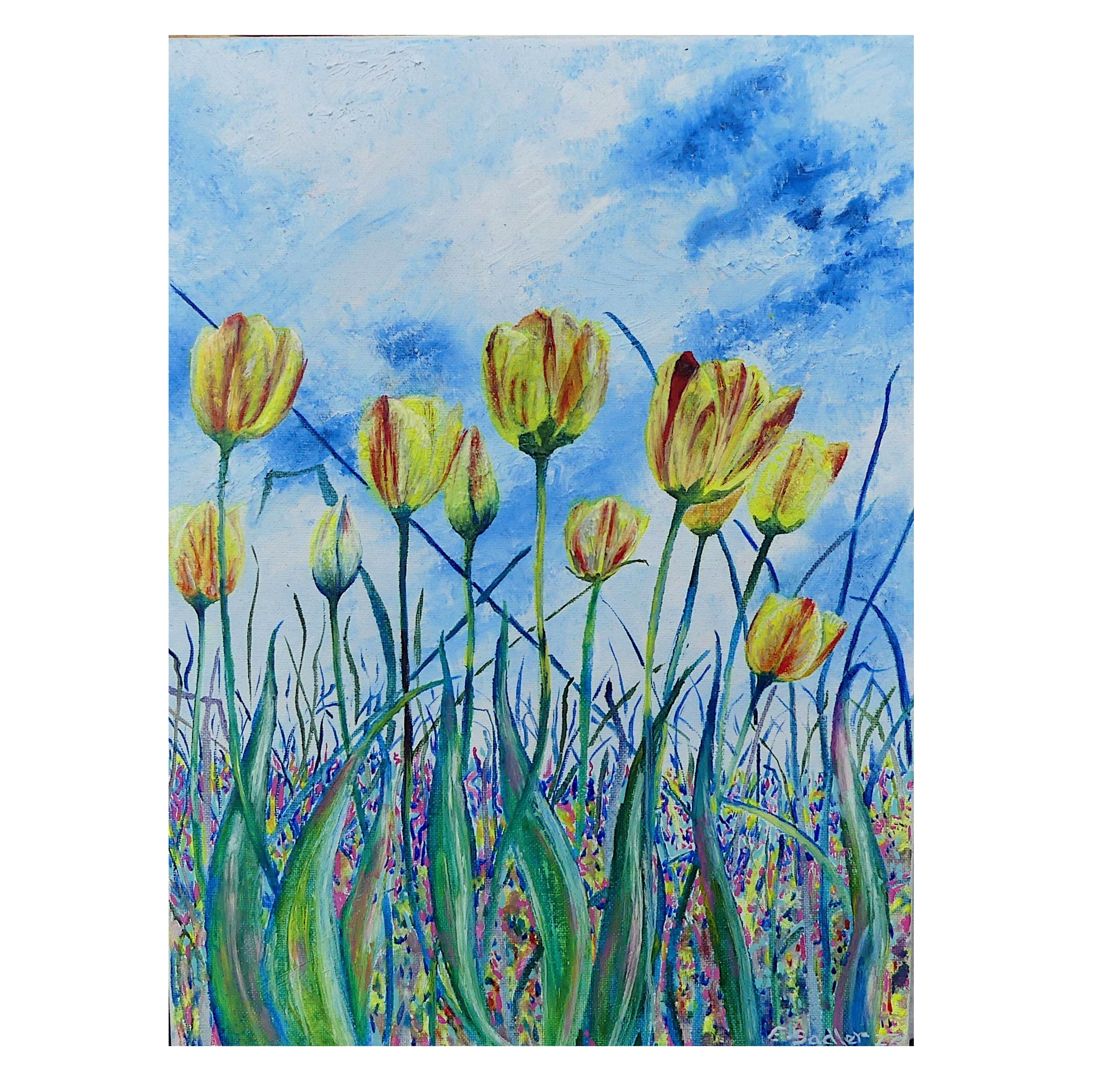 Skyward Tulips
