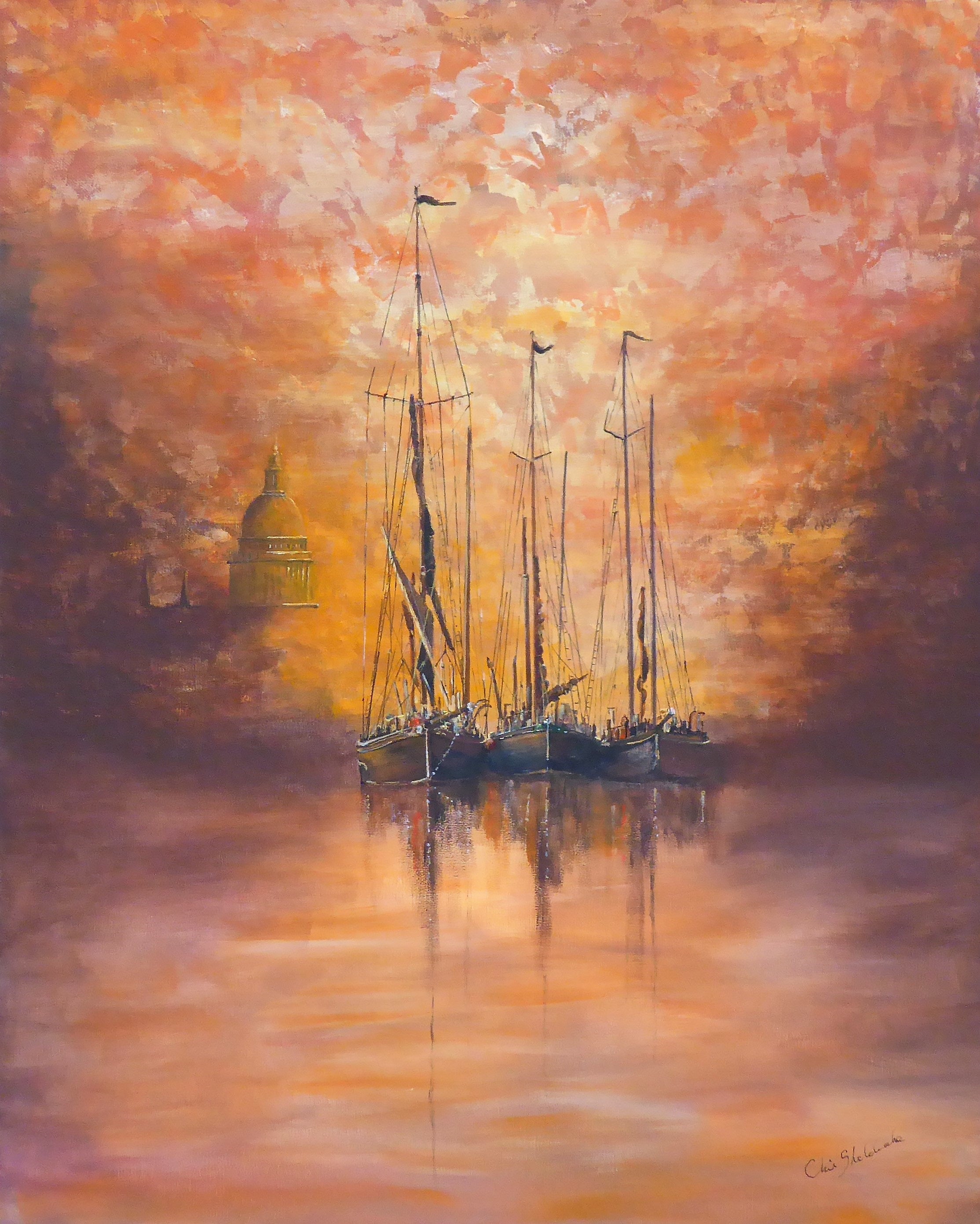 Thames Barges  Ref. SN 0412