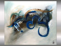 Song of Joy - Acrylic abstract art on stretched canvas